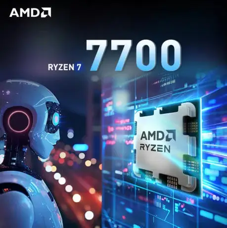 Pc Gaming Cpu - 新しいAMD Ryzen 7 7700プロセッサー 3.8GHz 8コア