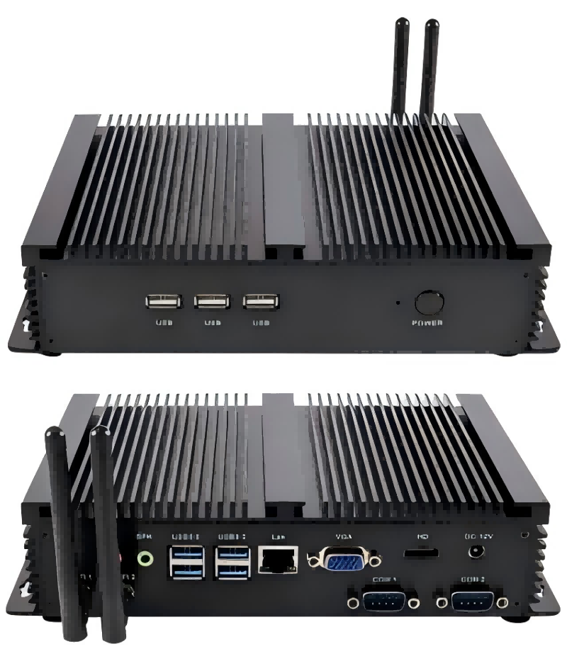 Intel Cpu Core I7 - 産業用ファンレスミニPC Core i5-8259U i7-10710U 1165G7 2xRS232
