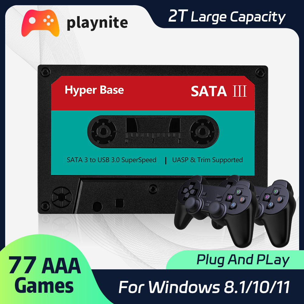 Pc Gaming Emulator - ポータブル PN500G/2T ゲームハードディスクエミュレーターゲーム HDD 44/77 AAA