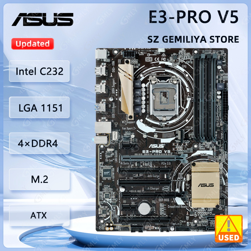 Intel Cpu Core I7 - Asus E3-PRO V5 マザーボード LGA 1151