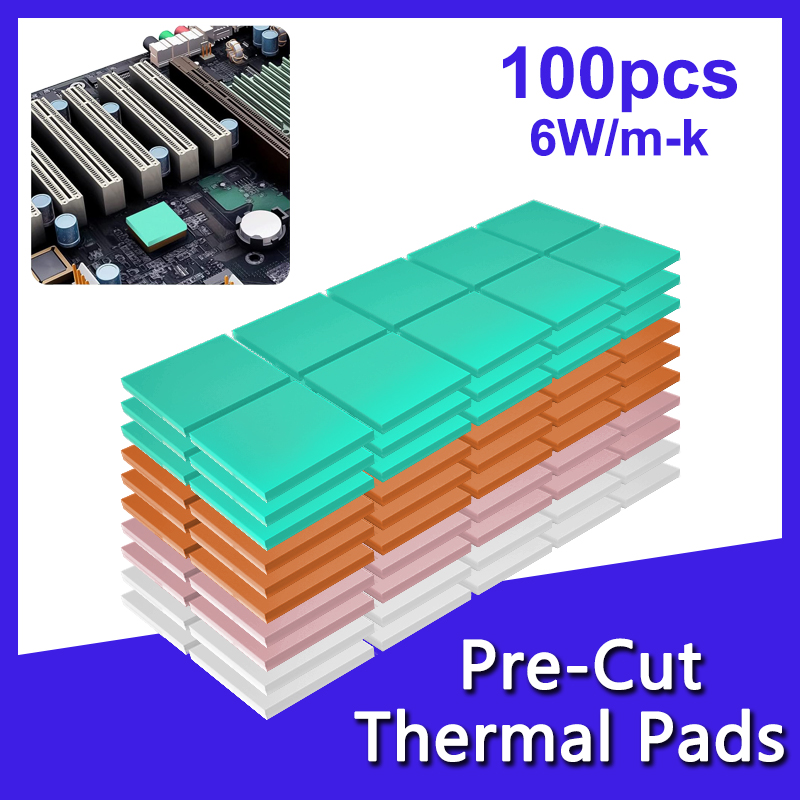 M.2 Ssd Heatsink - 100 パック熱伝導性シリコンパッド M.2 SSD NVMe NGFF