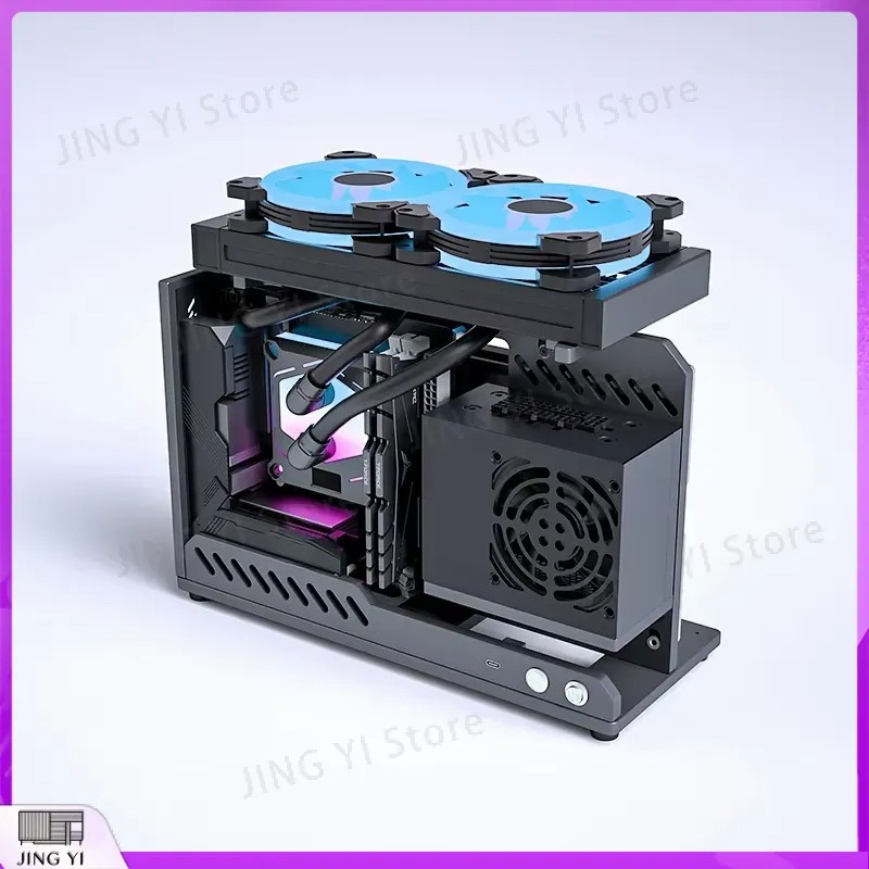 Pc Gaming Itx - ミニ ITX コンピューターケース アルミニウム製ゲーミング PC シャーシ
