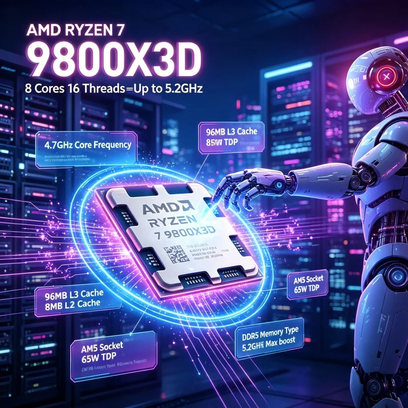 Pc Gaming Amd Ryzen 7 - AMD Ryzen 7 9800X3D コンテンツクリエーション・ゲーミングCPU 8コア