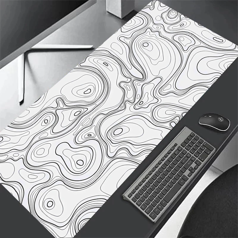 Pc Gaming Liquid - Strata リキッドゲーミングマウスパッド XXL ノンスリップ ソフトマット 大型