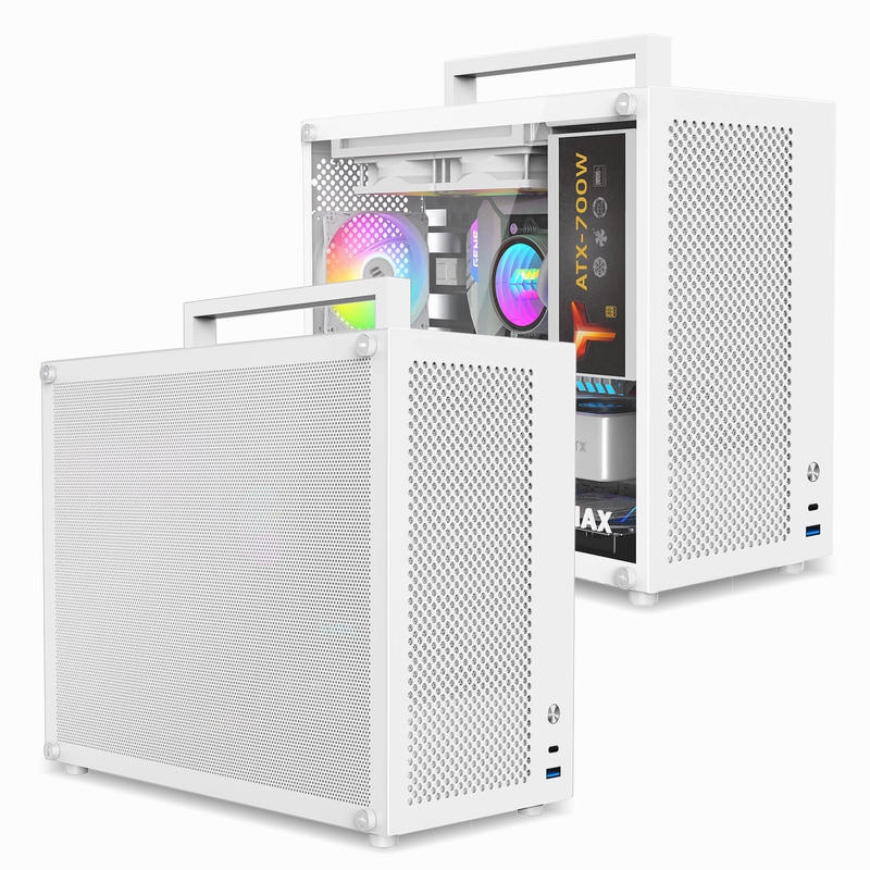 Pc Gaming Water Cooling - MAX コンピューターケース ゲーミングPCシャーシ MATX/ITX対応 24.5*24.5cm SFX/ATX