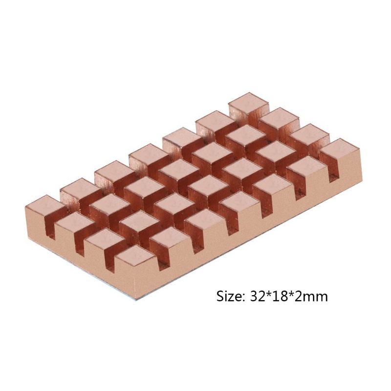 M.2 Ssd Heatsink - 冷却ファン,銅製,超薄型,ハードディスク,ヒートシンク,コンピューターとラップトップ用,m.2 ssd 2260 ngff 2242 32x18x2mm,