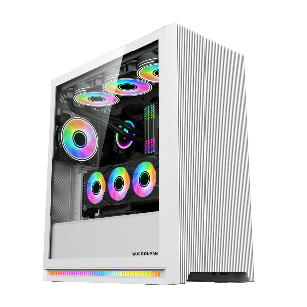 Pc Gaming Water Cooling - PCケース GPU搭載フルゲーミングPCタワー、240水冷対応、音楽連動発光ライトストリップ付き