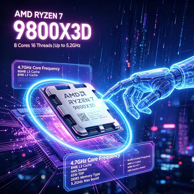 Pc Gaming Amd Ryzen 7 - AMD Ryzen 7 9800X3D AM5 ゲーミングビルドCPU