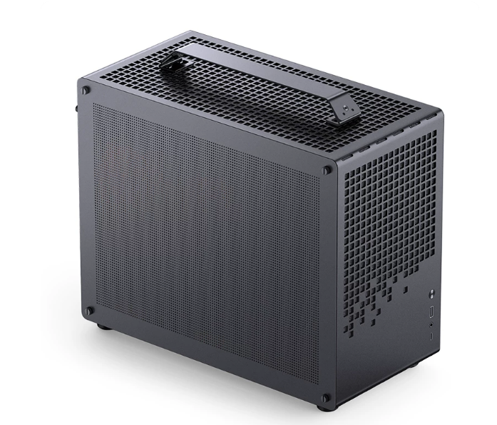 Pc Gaming Portable - Z20 MATXハンドルシャーシ、メッシュ左パネル付き、コンパクトで持ち運び可能なミニタワーPCケース、ゲームやホームオフィス構築に最適