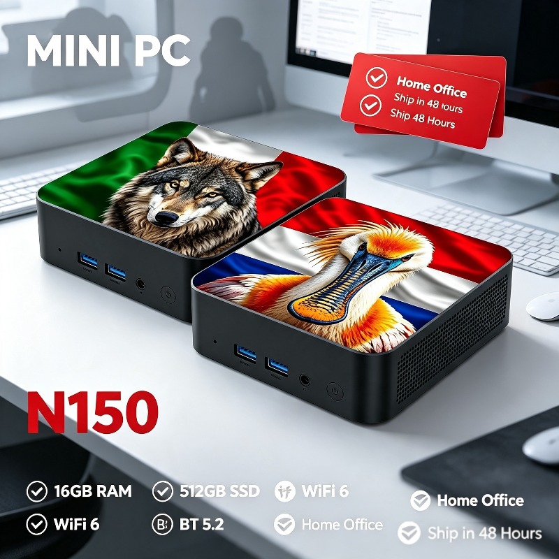 Pc Gaming Portable - 新型ミニPCコンピューター インテルコアN150 16GB RAM 1TB/2TB ゲーミングPC