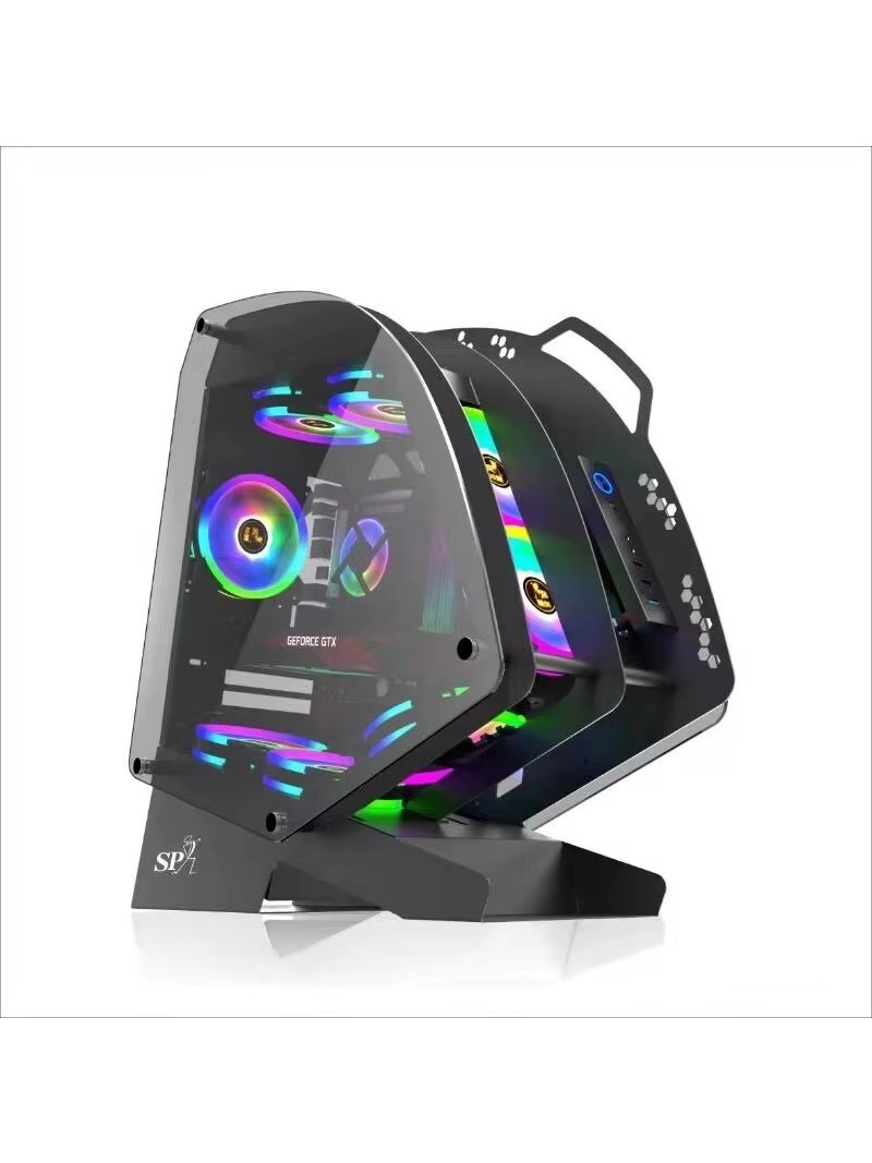 水冷対応、オープン型強化ガラスパネル、透明サイド、デスクトッ - Pc Gaming Water Cooling のレビューと価格