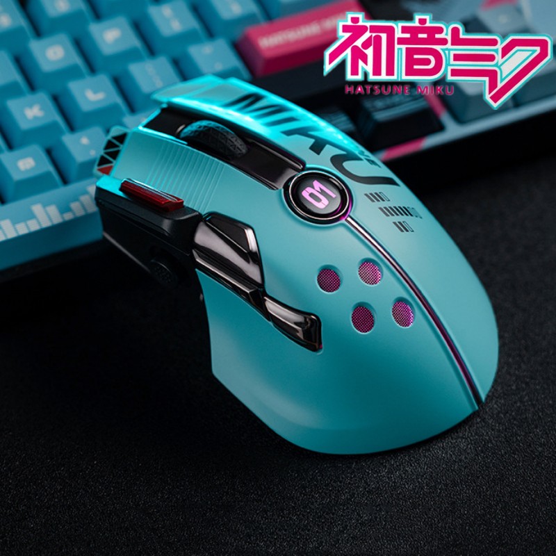 HDゲーミングマウス,2.4g,ワイヤレス,USB,ラップト - Pc Gaming Hatsune Miku のレビューと価格