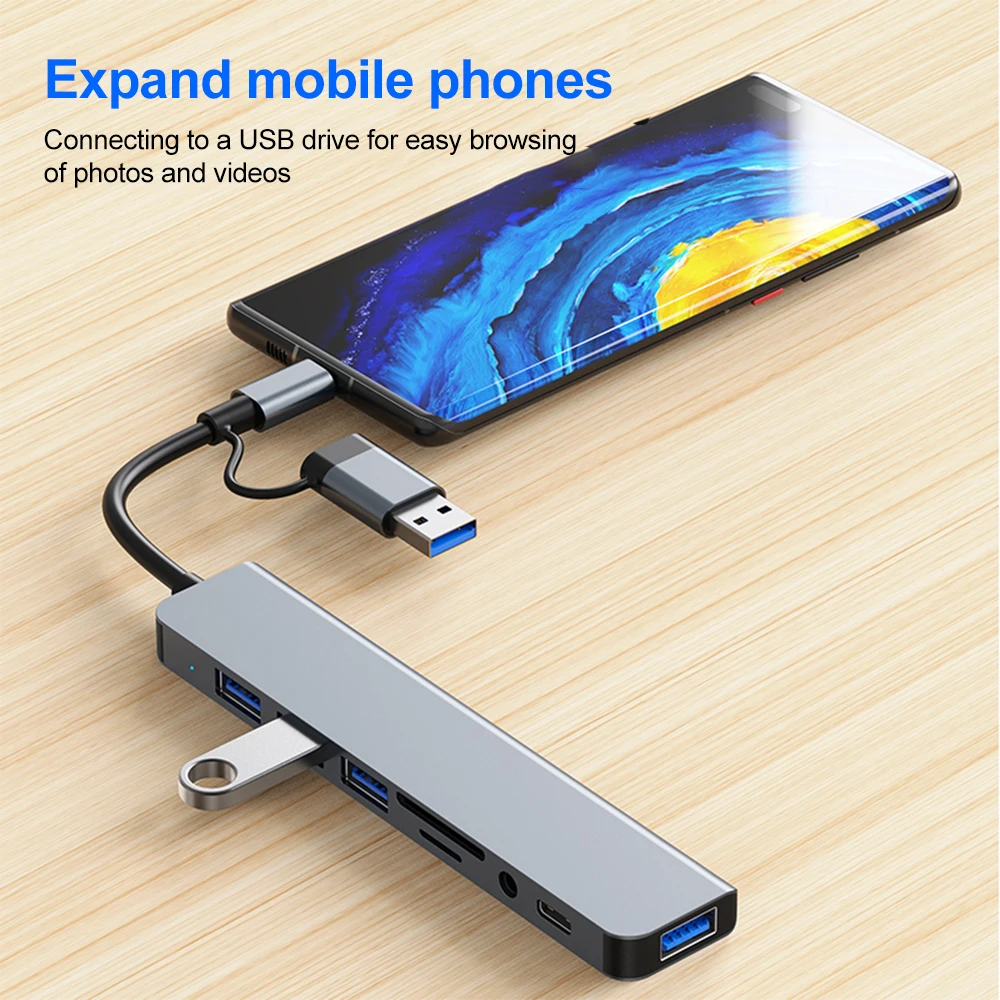 5Gbps USB 3.0 ハブ USB C ハブ USB  - Usb Hub Gaming のレビューと価格