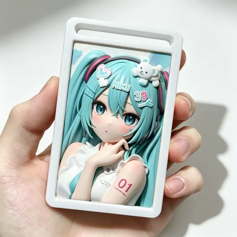 初音ミク 3D レリーフカードホルダーアニメフィギュア立体エ - Pc Gaming Hatsune Miku のレビューと価格