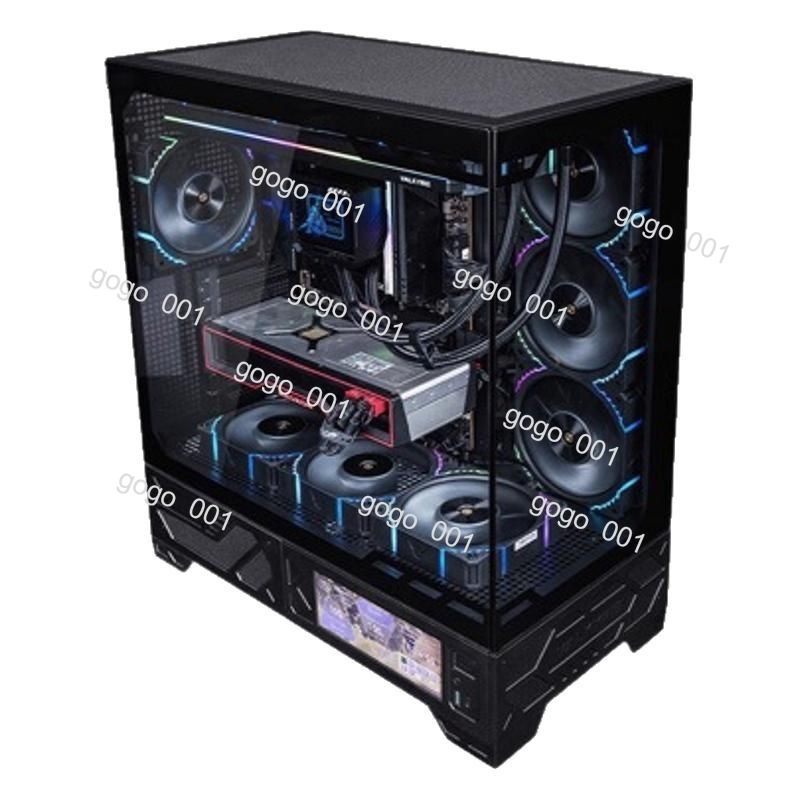 パノラマATX PCケース、6.2インチタッチスクリーン搭載 - Pc Gaming Water Cooling のレビューと価格