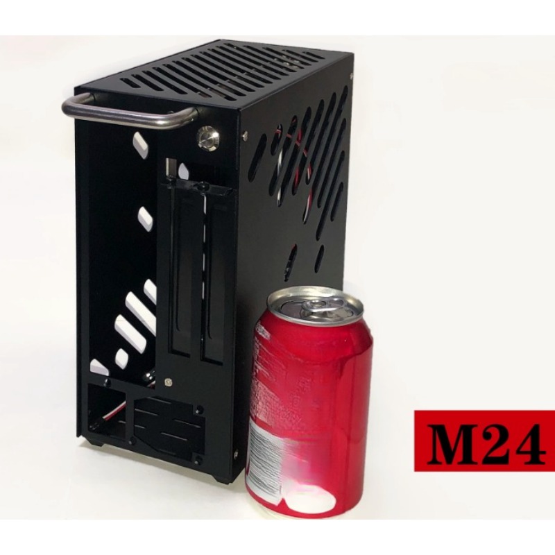 M24 ミニ A4 ITX シャーシ フルアルミニウム製透明 - Pc Gaming Itx のレビューと価格