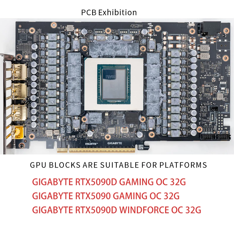 Bykski N-GV5090DWF-X GPU ブロック  - Pc Gaming Water Cooling のレビューと価格
