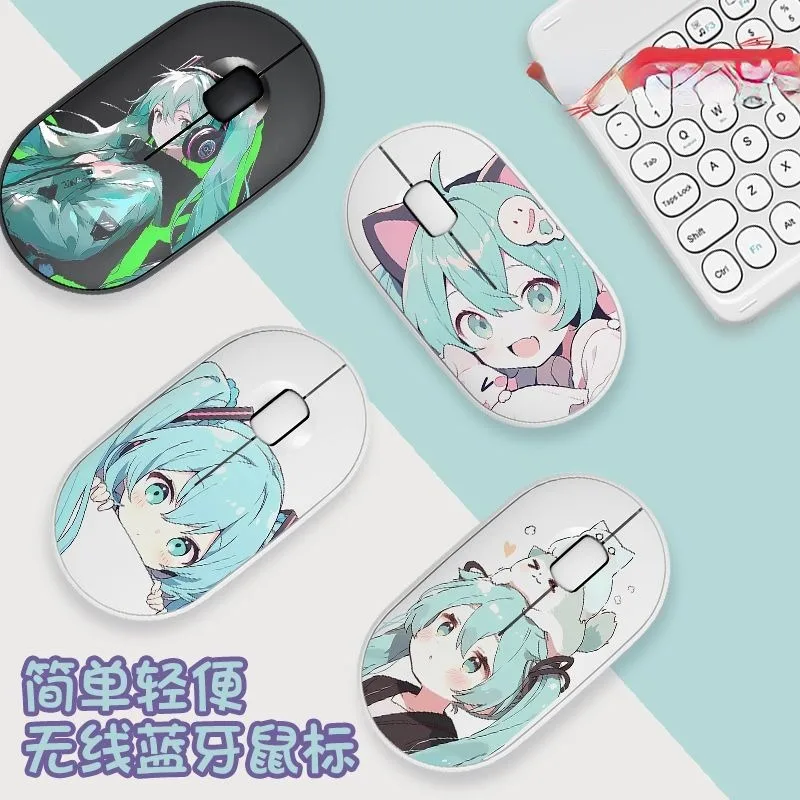 初音ミクポータブルサイレントワイヤレスマウス、デュアルモード - Pc Gaming Hatsune Miku のレビューと価格