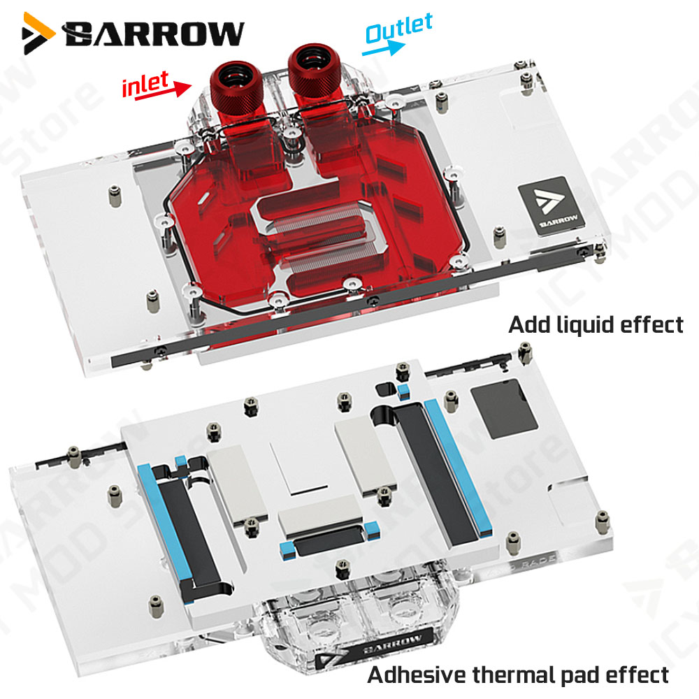 バロー グラフィックスカード 水冷ブロック SAPPHIRE - Pc Gaming Water Cooling のレビューと価格