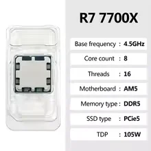 AMD Ryzen 7 7700X R7 7700X 8コア - Pc Gaming Amd Ryzen 7 のレビューと価格