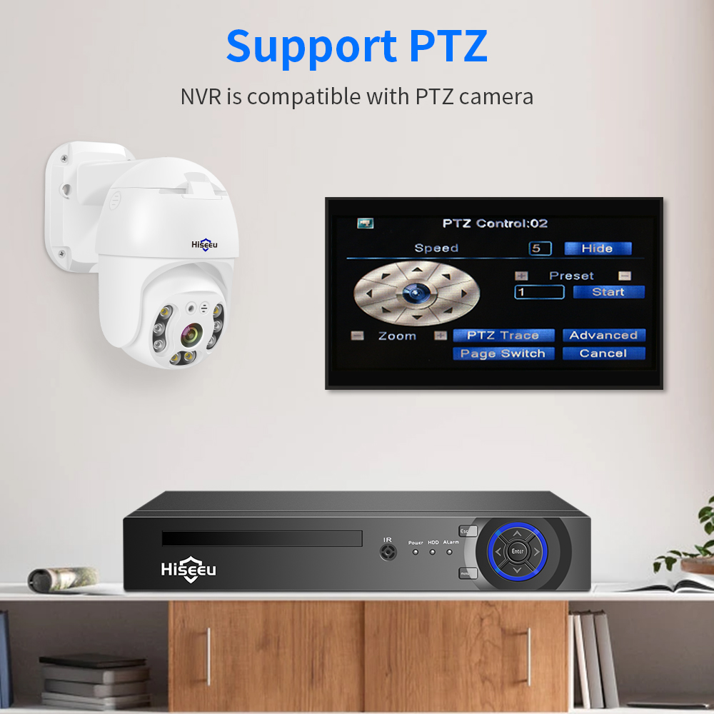 Hiseeu-監視カメラシステムキット,4ch,10ch,1 - Webcam 4K のレビューと価格