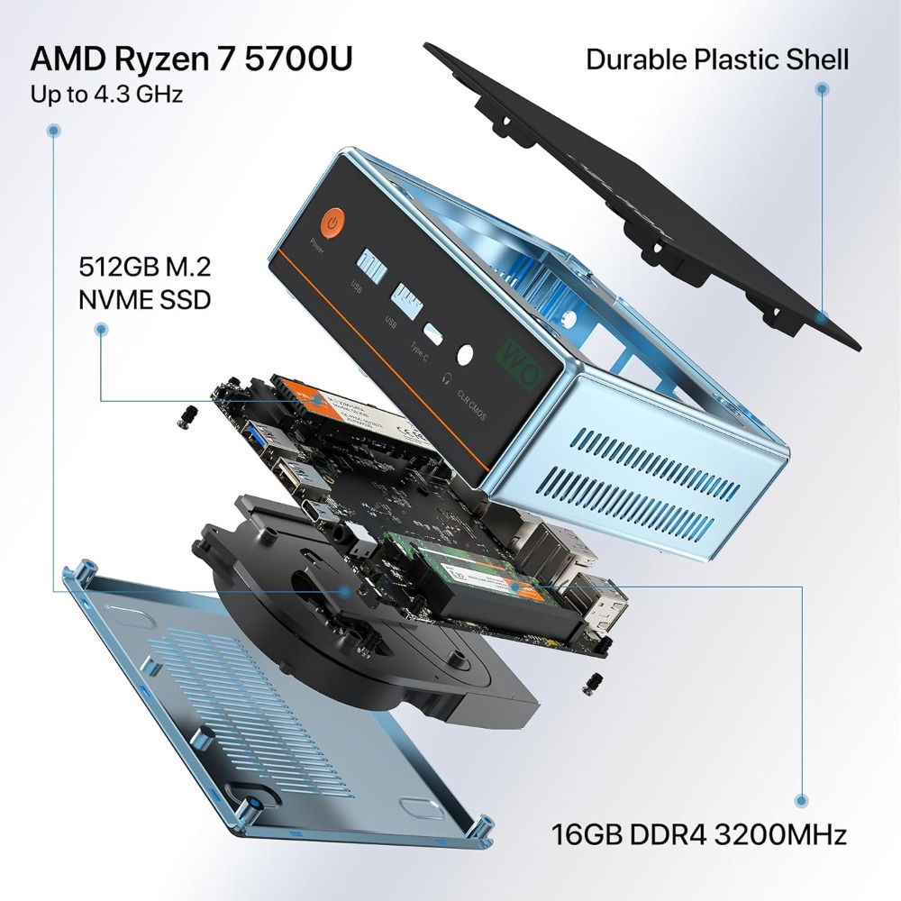 米国発送 ミニPC AMD Ryzen 7 5700U 8コ - Pc Gaming Amd Ryzen 7 のレビューと価格