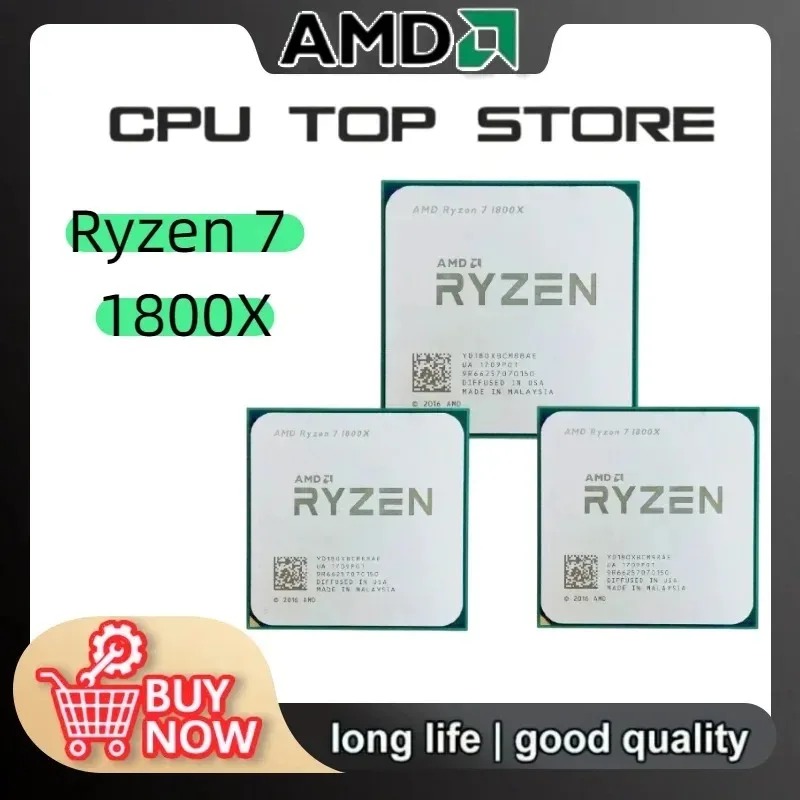 100%新品、純正AMD Ryzen 7 1800X R7  - Pc Gaming Amd Ryzen 7 のレビューと価格