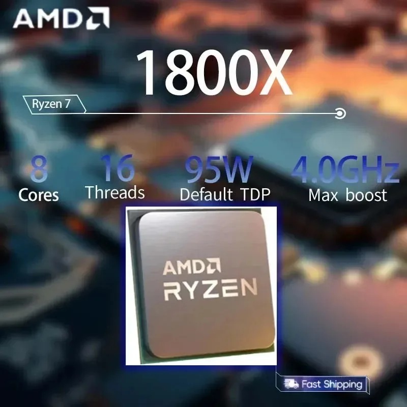 100%新品、純正AMD Ryzen 7 1800X R7  - Pc Gaming Amd Ryzen 7 のレビューと価格