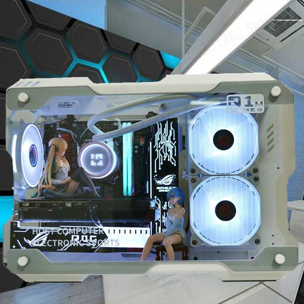 01M ミニゲーミングPCケース アルミ製強化ガラス オープ - Pc Gaming Water Cooling のレビューと価格