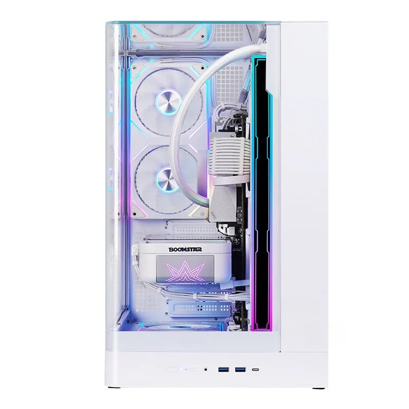 高性能eスポーツゲーミングPCケース、パノラマ強化ガラスサイ - Pc Gaming Water Cooling のレビューと価格