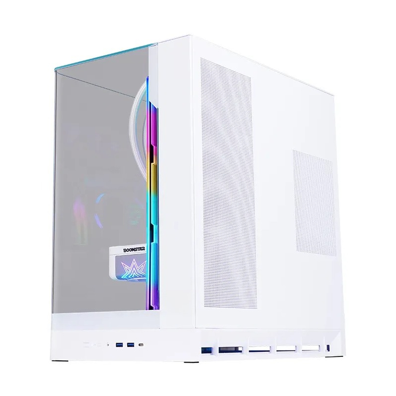 高性能eスポーツゲーミングPCケース、パノラマ強化ガラスサイ - Pc Gaming Water Cooling のレビューと価格