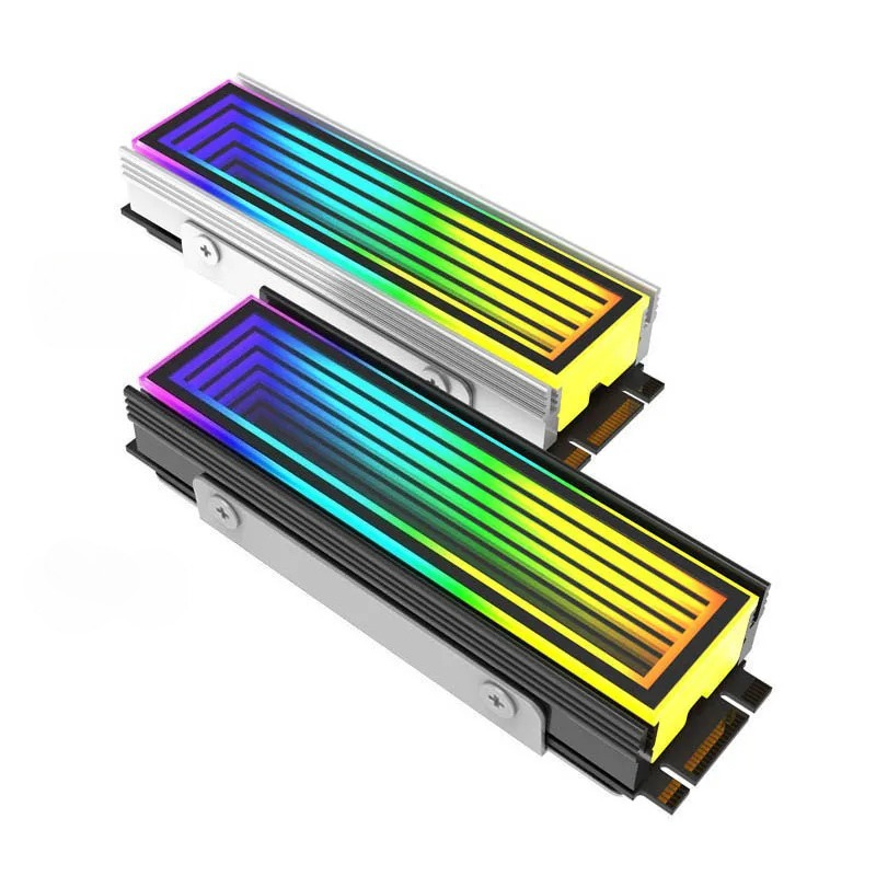 5V ARGB M.2 2280 SSD フルアルミ製ヒート - M.2 Ssd Heatsink のレビューと価格