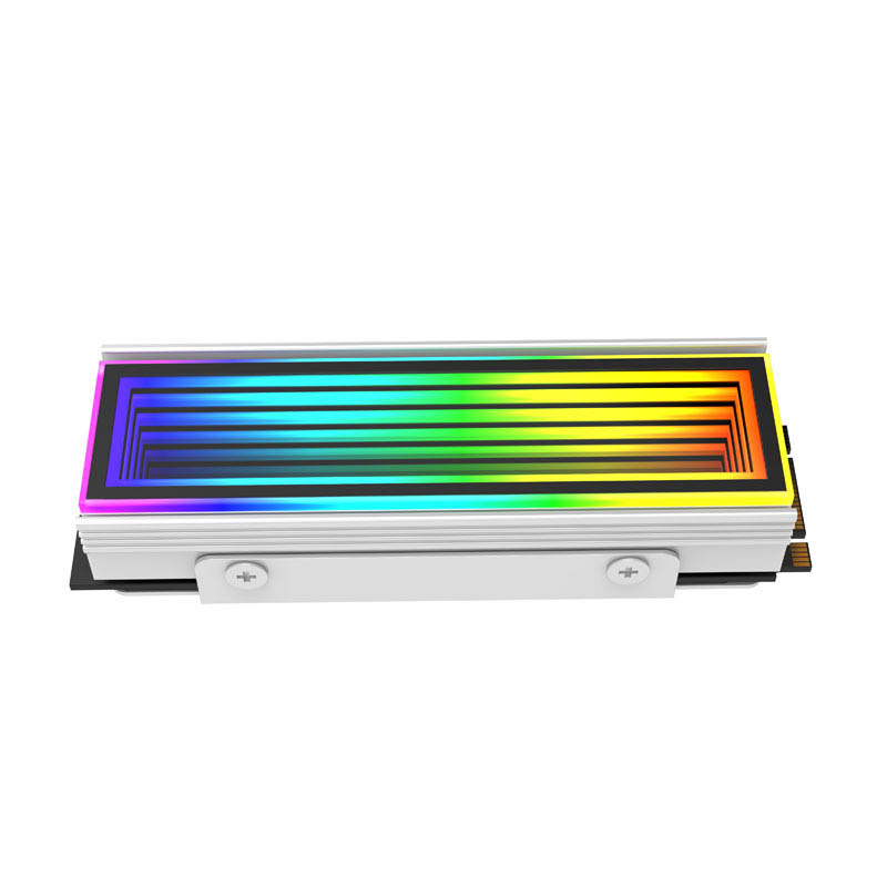 5V ARGB M.2 2280 SSD フルアルミ製ヒート - M.2 Ssd Heatsink のレビューと価格