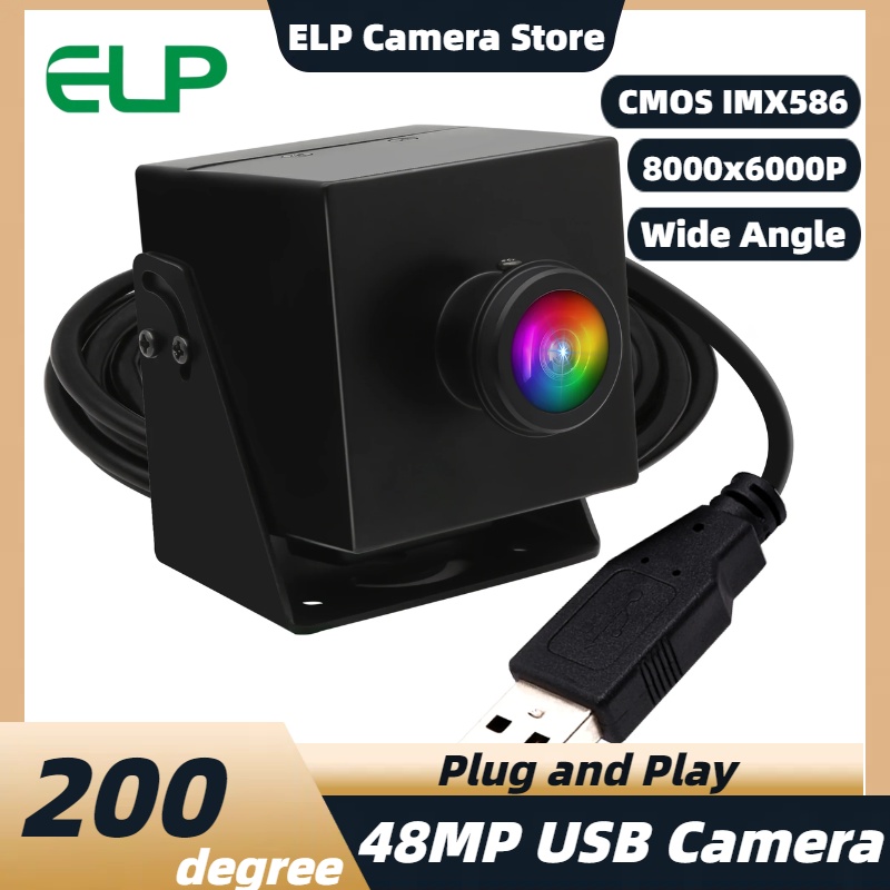 ELP 48MP 8KウルトラHD USBカメラ FOV 2 - Webcam 4K のレビューと価格