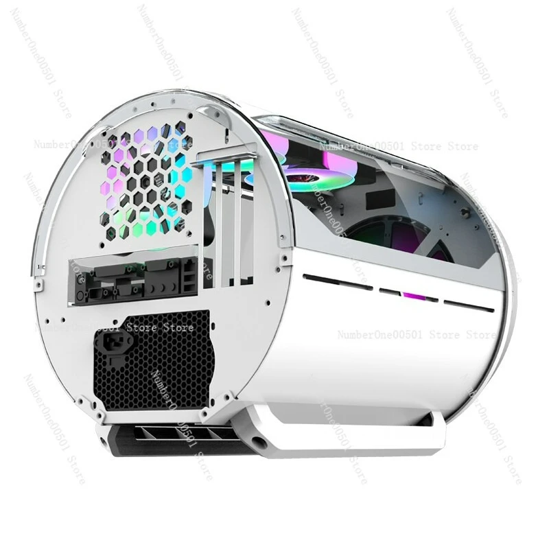ミニITXゲーミングケース、丸型デスクトップPCケース、強化 - Pc Gaming Itx のレビューと価格