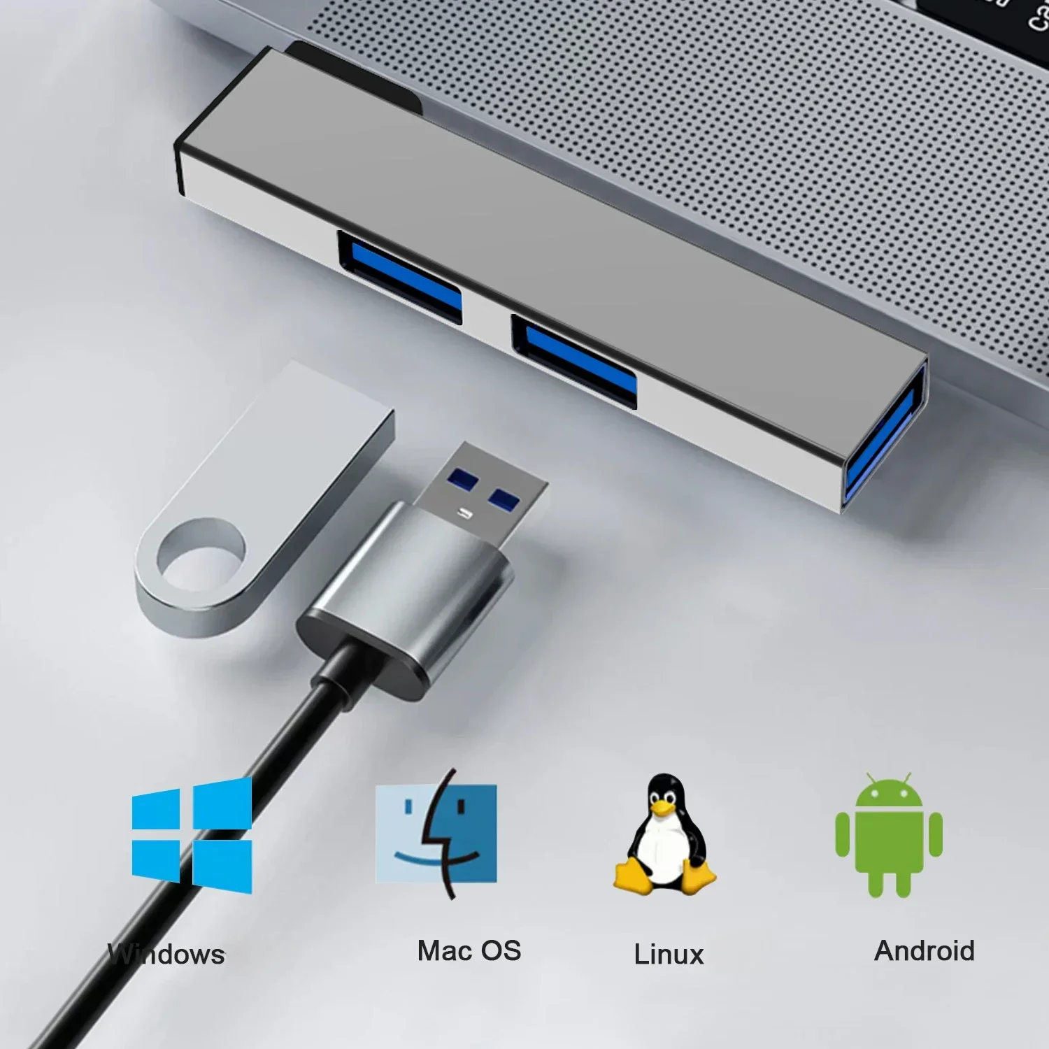 3 in 1 USBハブ OTG USB 3.0/Type- - Usb Hub Gaming のレビューと価格