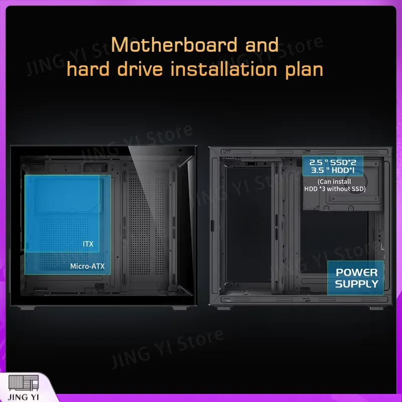 ATXゲーミングPCケース RGBコンピューターシャーシタワ - Pc Gaming Cpu のレビューと価格
