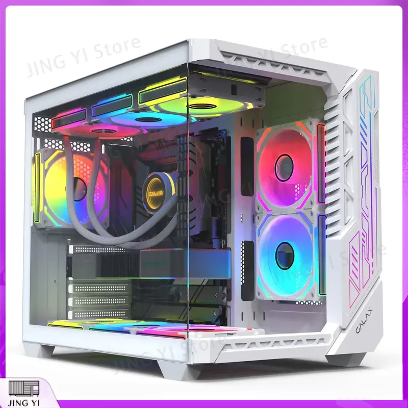 RGBゲーミングPCケース ミッドタワー スチールシャーシ  - Pc Gaming Water Cooling のレビューと価格