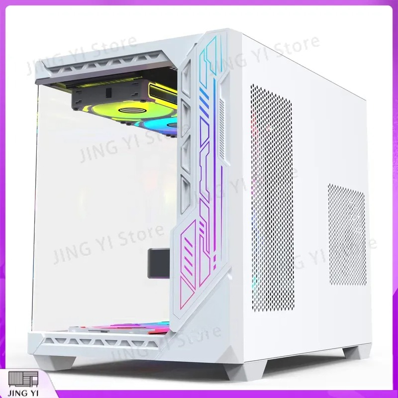RGBゲーミングPCケース ミッドタワー スチールシャーシ  - Pc Gaming Water Cooling のレビューと価格