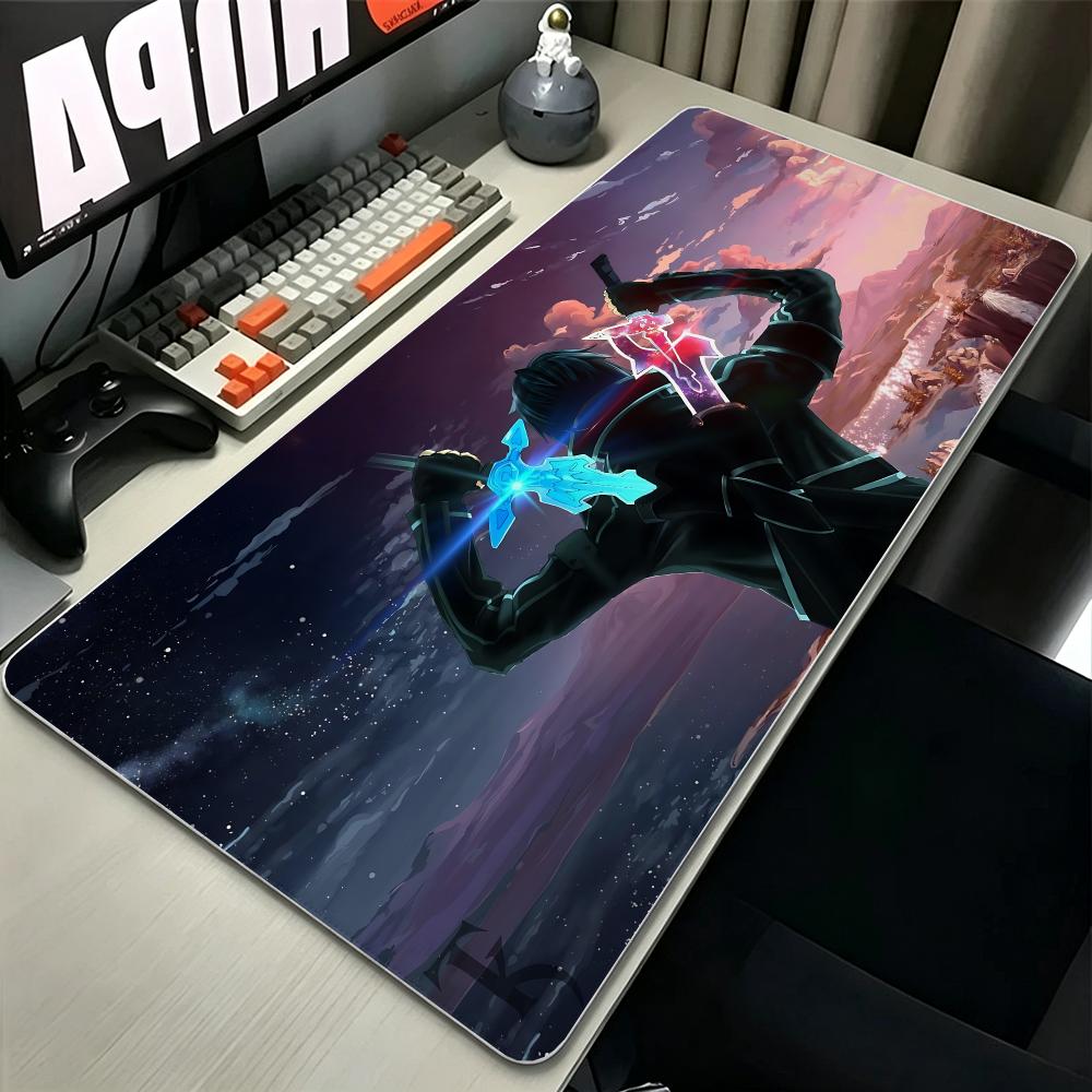 アニメ「ソードアート・オンライン」マウスパッド、縁縫い加工、 - Pc Gaming Online のレビューと価格