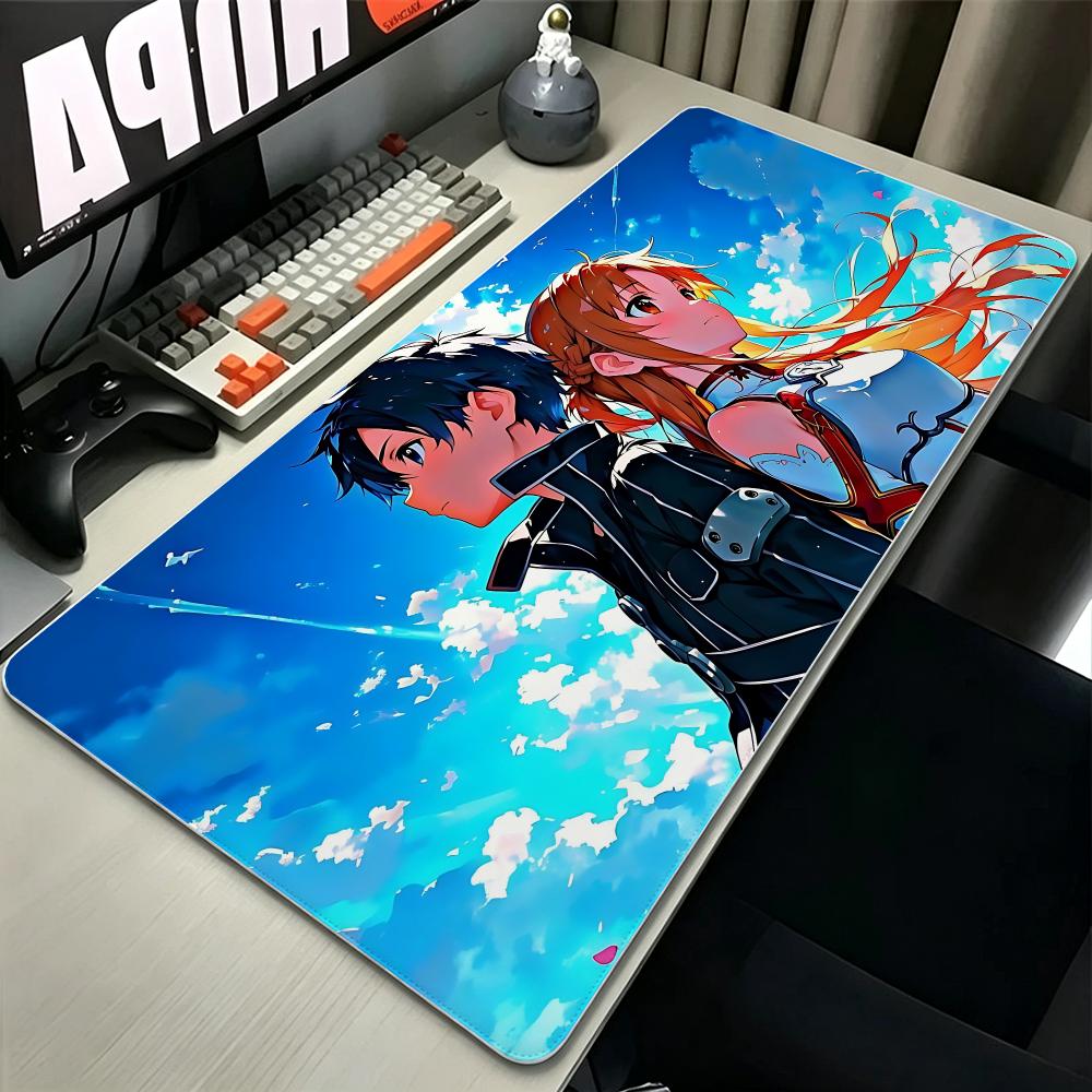 アニメ「ソードアート・オンライン」マウスパッド、縁縫い加工、 - Pc Gaming Online のレビューと価格