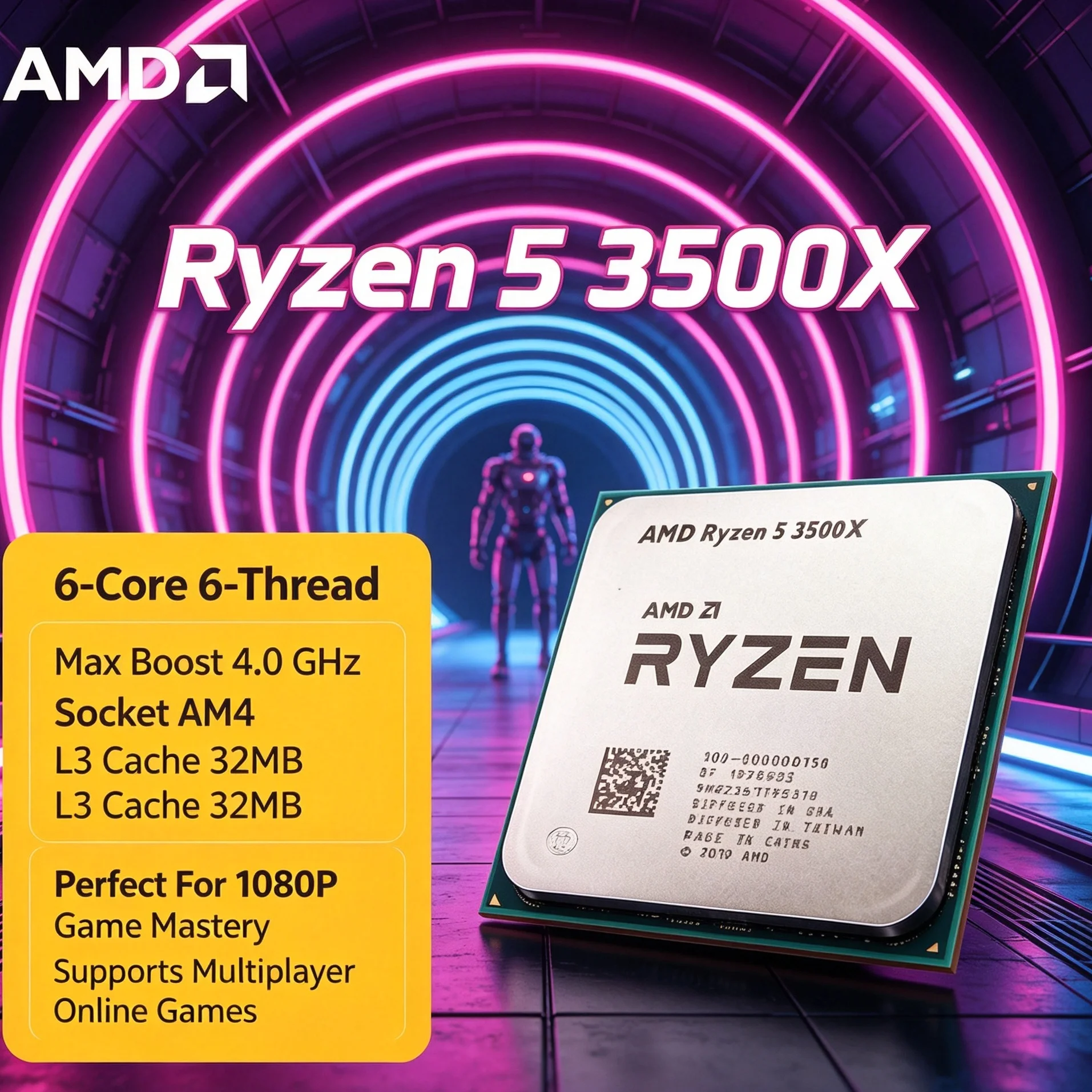 AMD Ryzen 5 3500X デスクトップCPU 6コ - Pc Gaming Cpu のレビューと価格