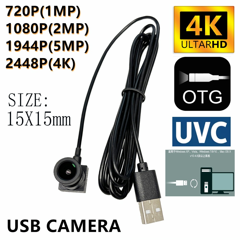 ミニcctvカメラモジュール,4k,8mp,5mp,1080 - Webcam 4K のレビューと価格