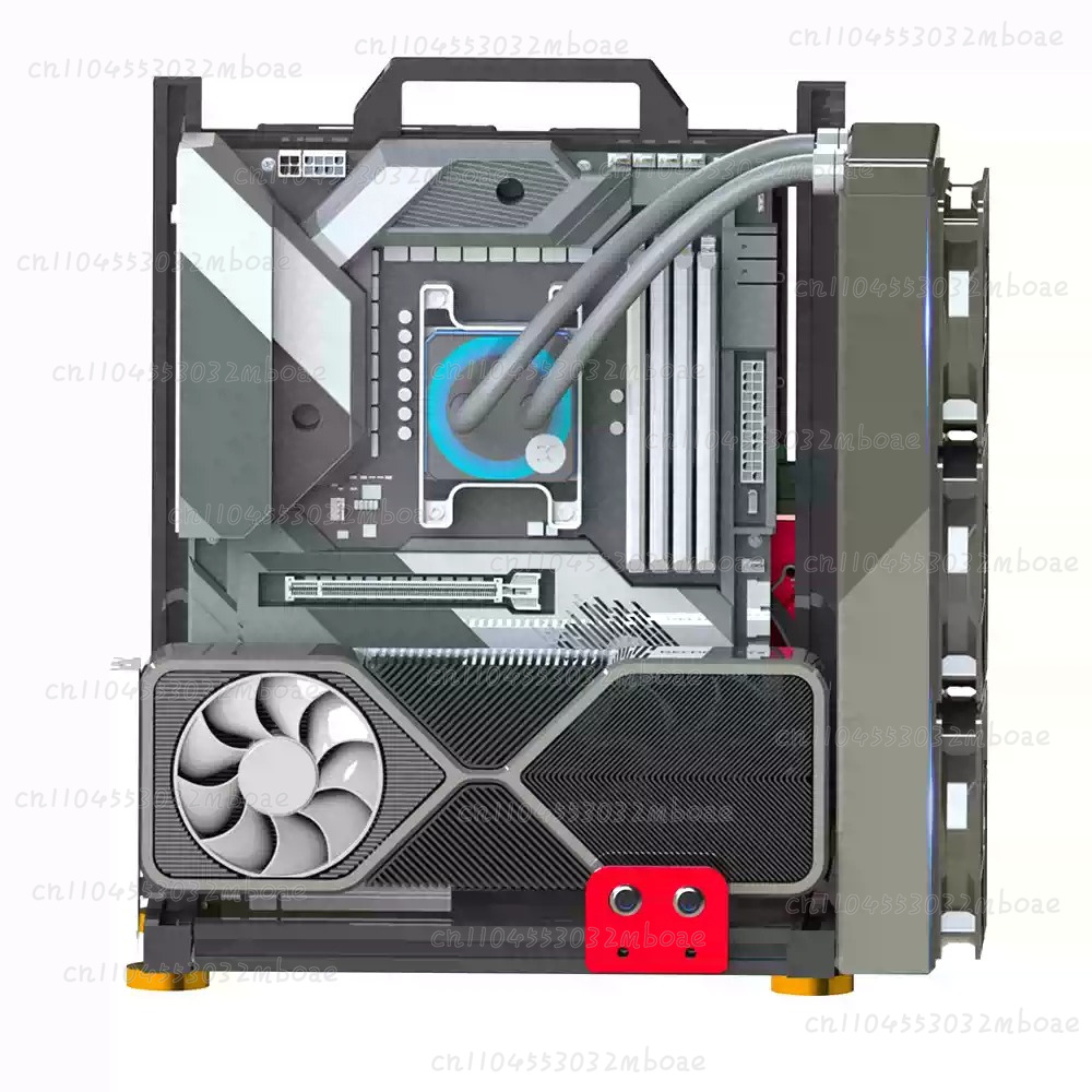 垂直型ゲーミングPCテストベンチ、オープンエアコンピューター - Pc Gaming Water Cooling のレビューと価格