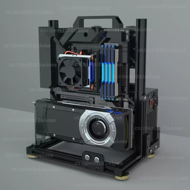 垂直型ゲーミングPCテストベンチ、オープンエアコンピューター - Pc Gaming Water Cooling のレビューと価格