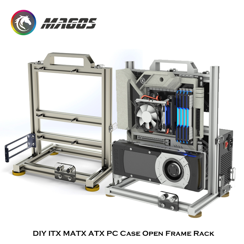 Diy-PCゲーマー用キャビネット,PCタワー用Matx a - Pc Gaming Water Cooling のレビューと価格