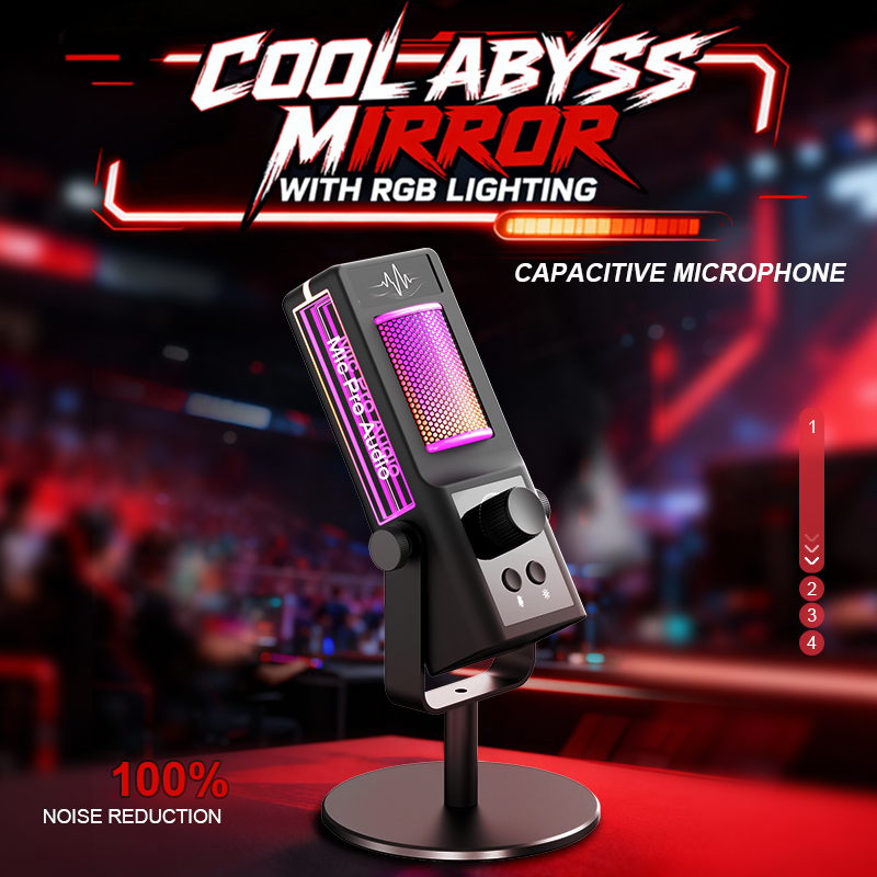 Rgb コンデンサーマイク ポッドキャスト用 PC ゲーム用 - Pc Gaming Online のレビューと価格