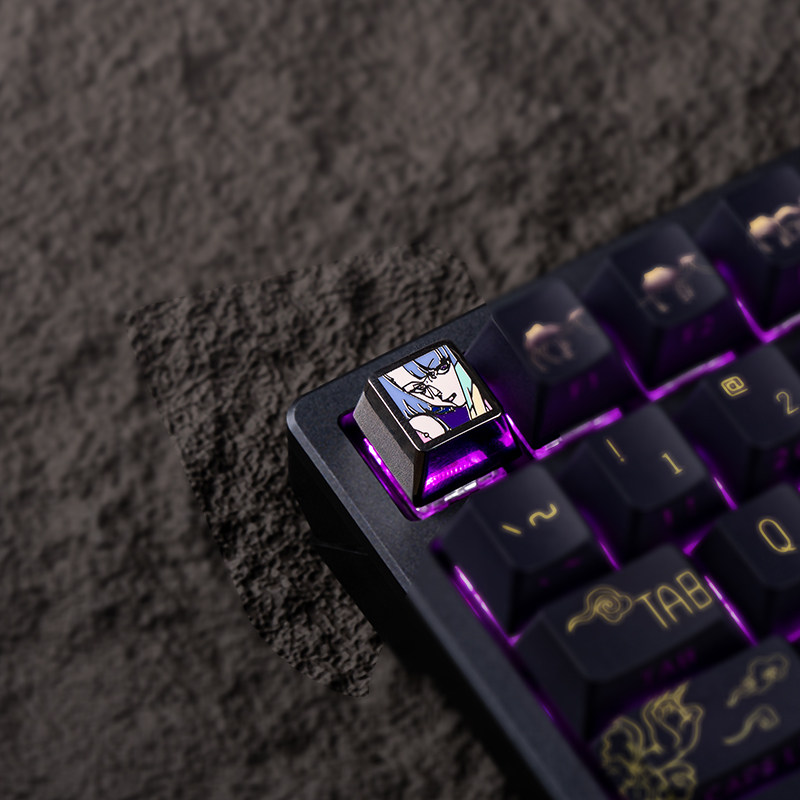 アニメキーキャップサイバーパンク 2077 テーマメカニカル - Pc Gaming Keyboards のレビューと価格