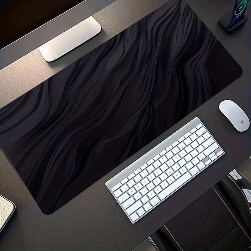ブラックリキッドウェーブゲーミングマウスパッド、ミニマリスト - Pc Gaming Liquid のレビューと価格