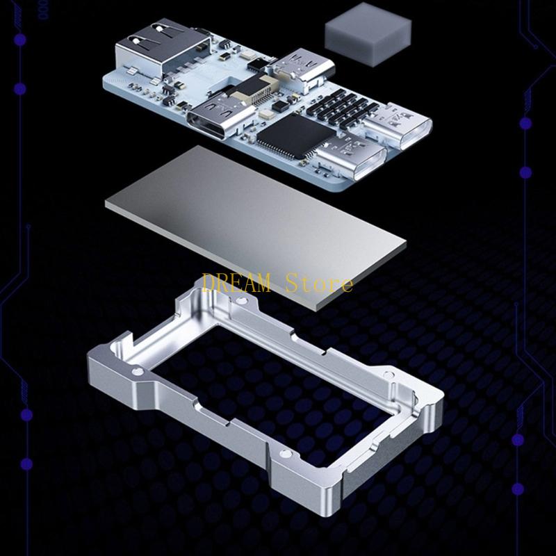 3 デバイス ポート リアルタイム電源監視画面を備えたアルミ - Usb Hub Gaming のレビューと価格